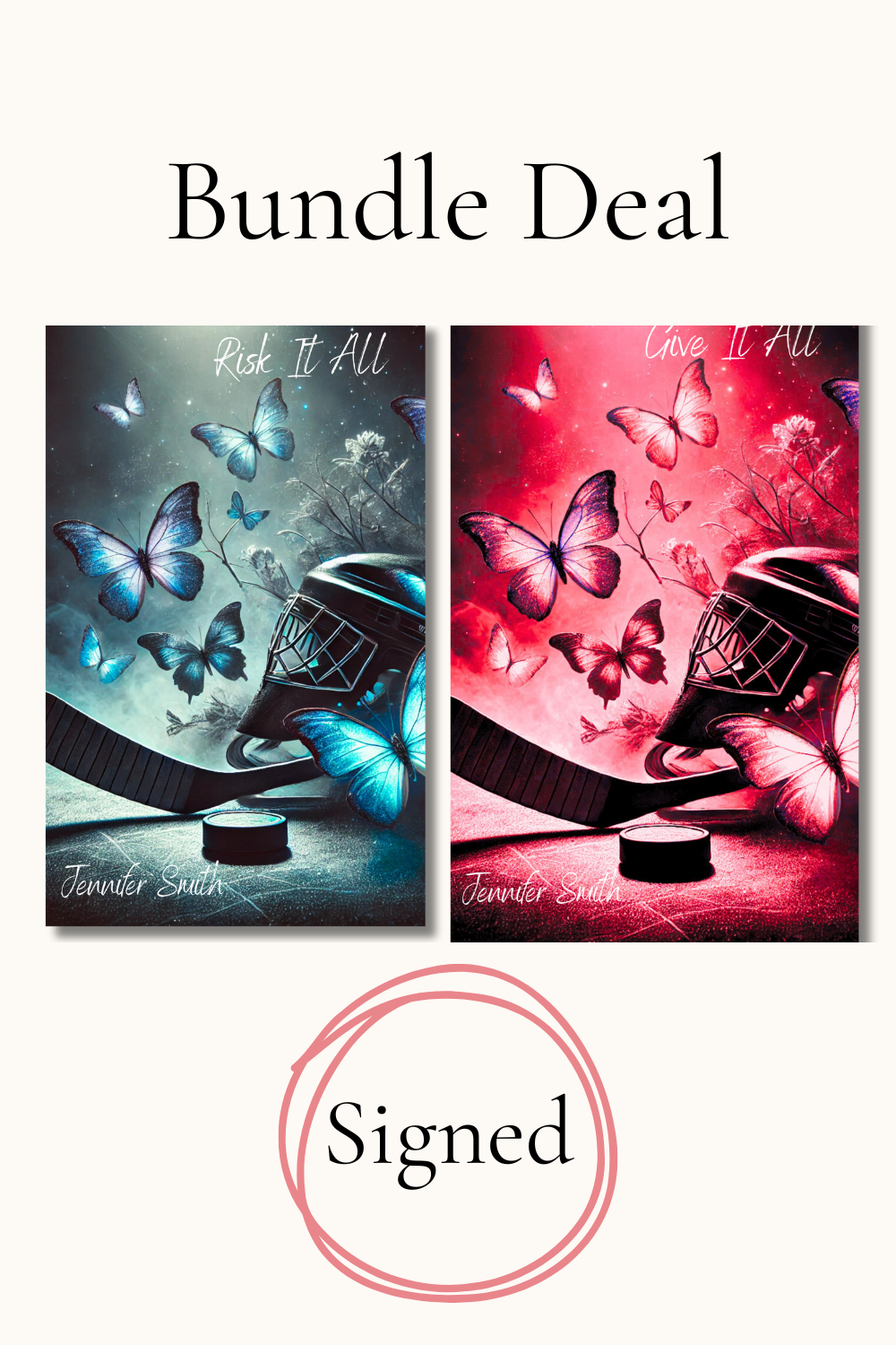 Mustang Hockey Romance Bundle – Risk It All & Give It All