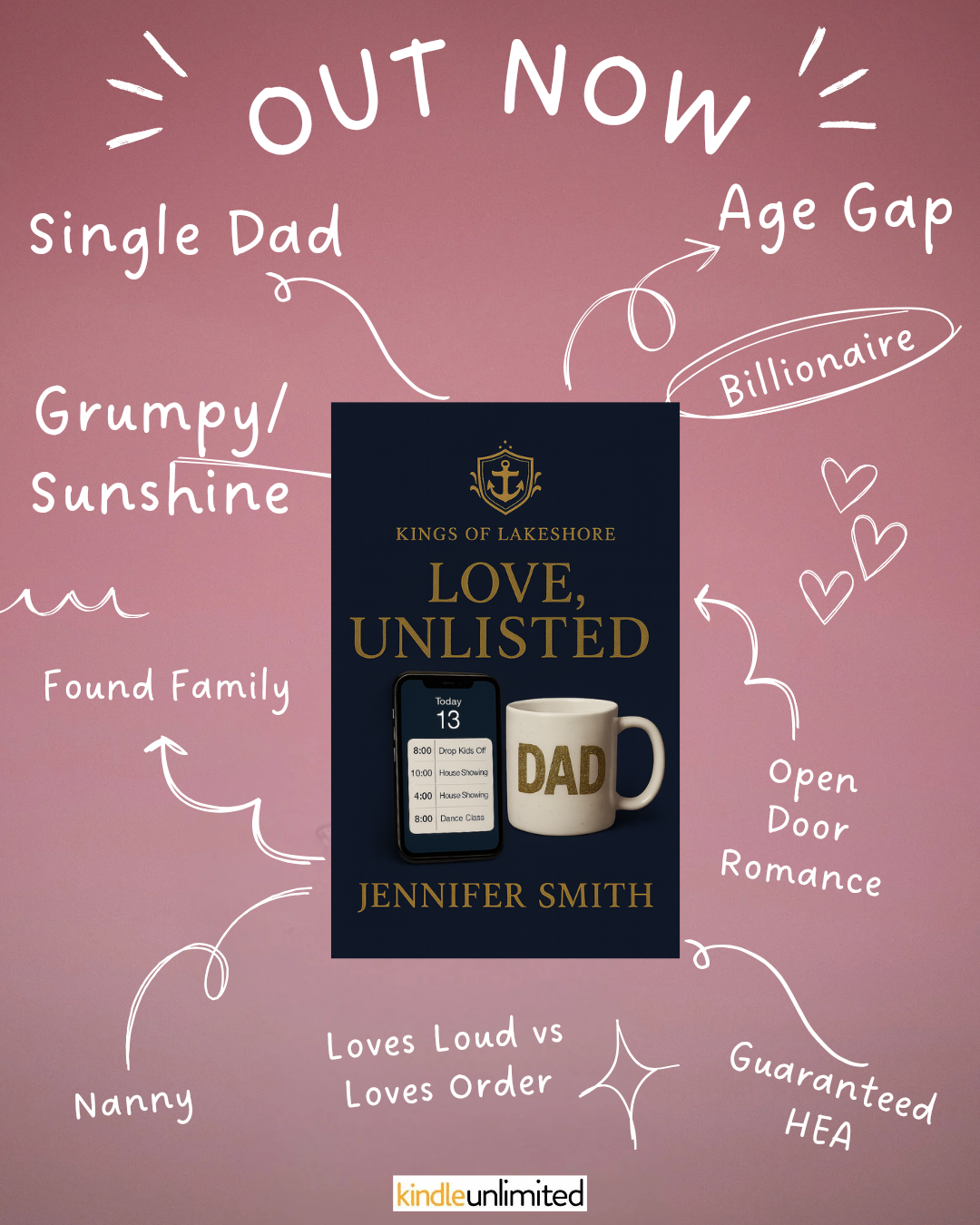 Signed Paperback – Love, Unlisted (Kings of Lakeshore #1) + Exclusive Stickers & Swag