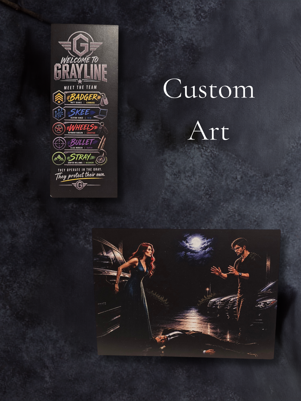 Override Signed Sprayed Edge Special Edition | Grayline Military Romantic Suspense